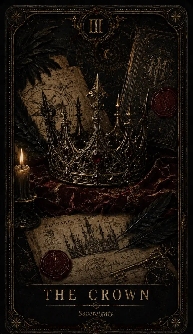 The Crown oracle card