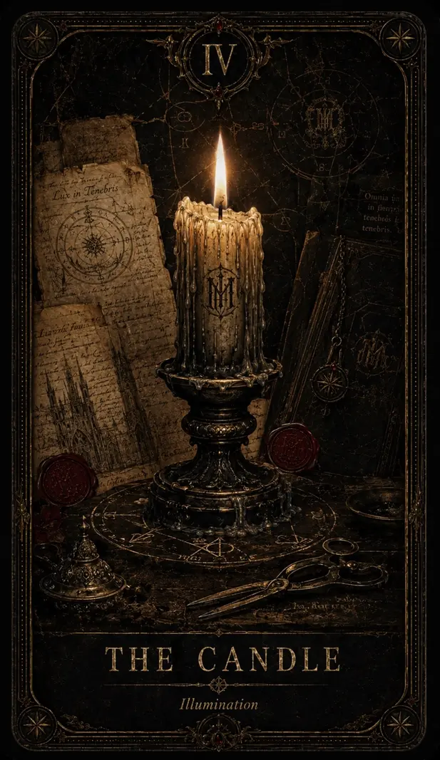 The Candle oracle card