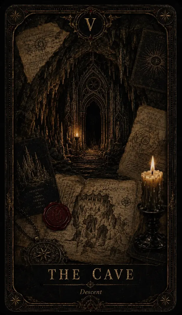The Cave oracle card