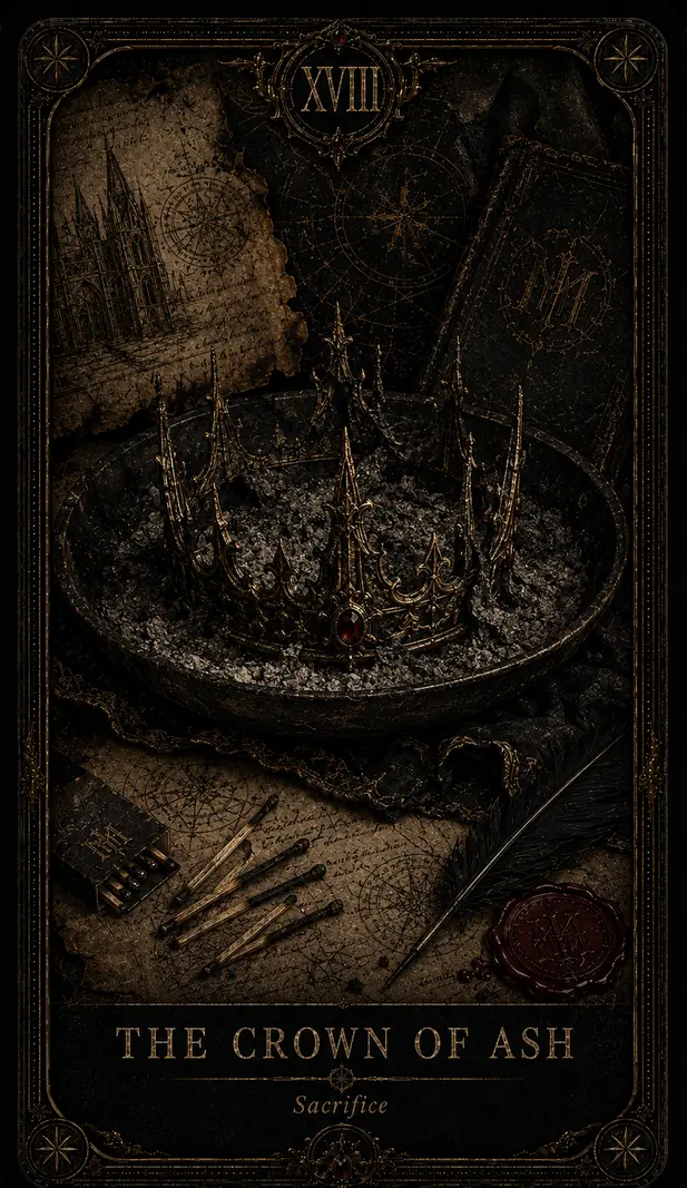 The Crown of Ash oracle card