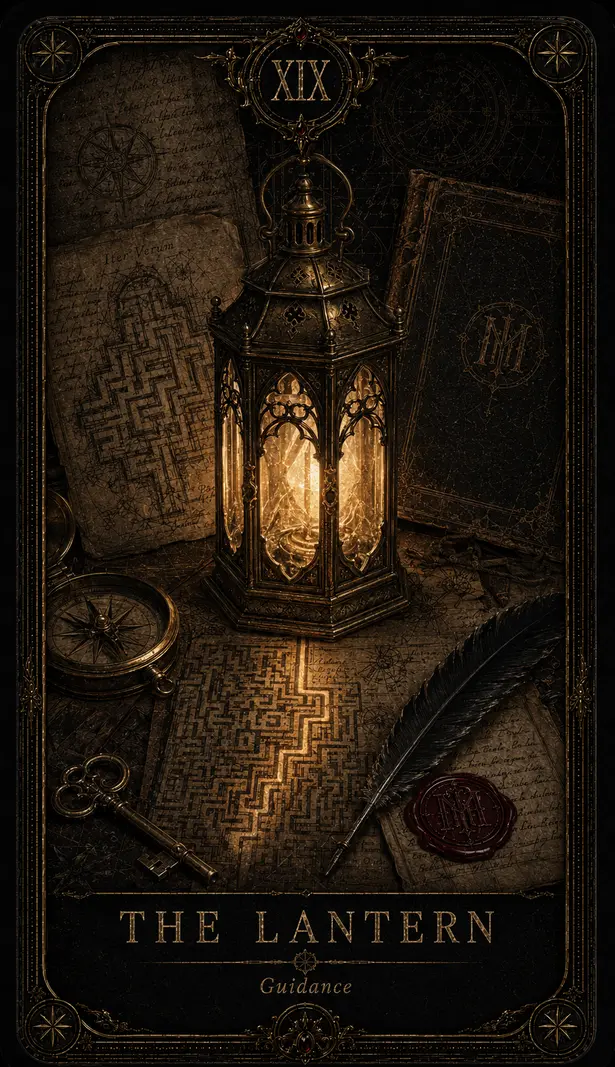The Lantern oracle card
